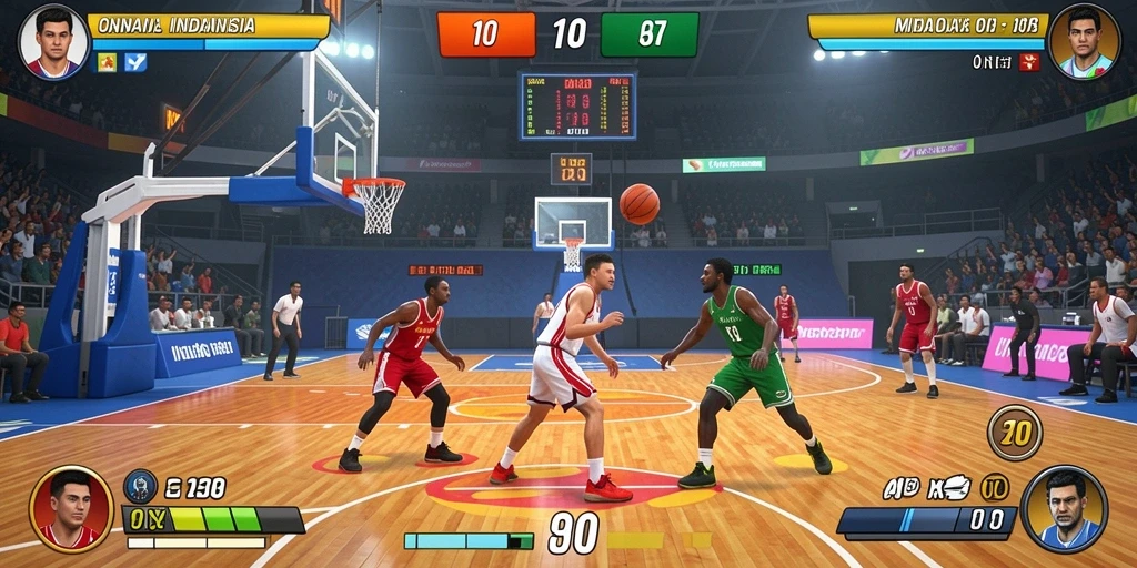 Tampilan grafik yang memukau dalam gameplay.