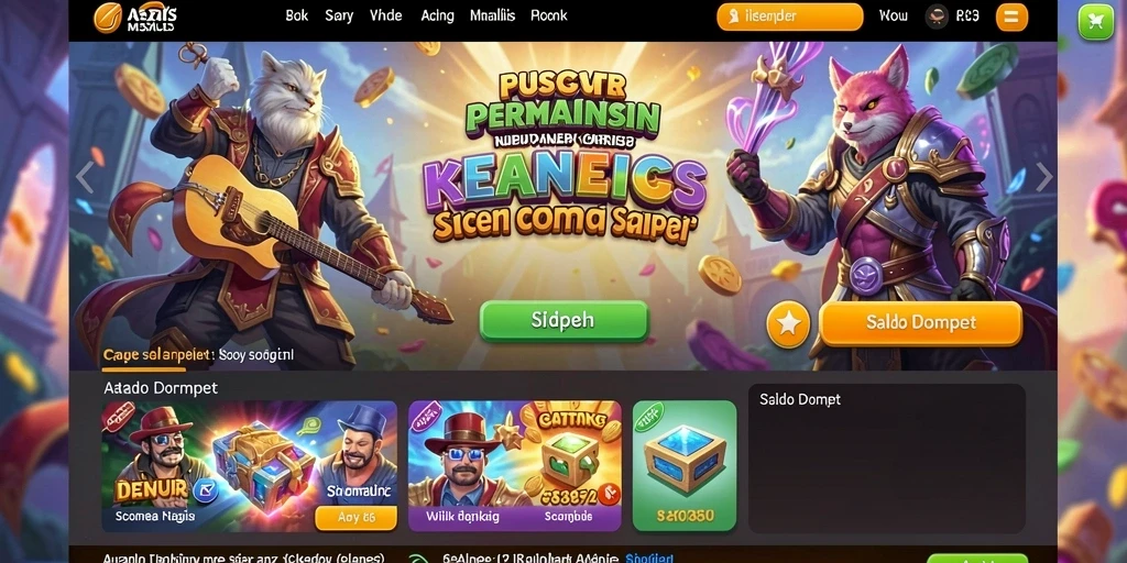 Tampilan menarik dari karakter hero dalam 92GLORY.