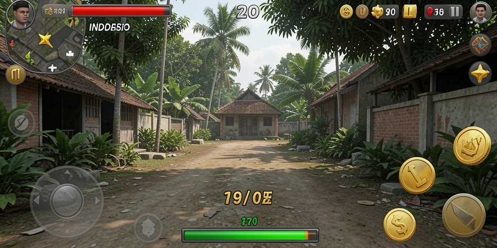 Tampilan menu utama yang menarik dan mudah dinavigasi.