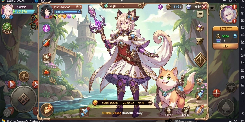 Screenshot menampilkan dunia luar angkasa yang indah.