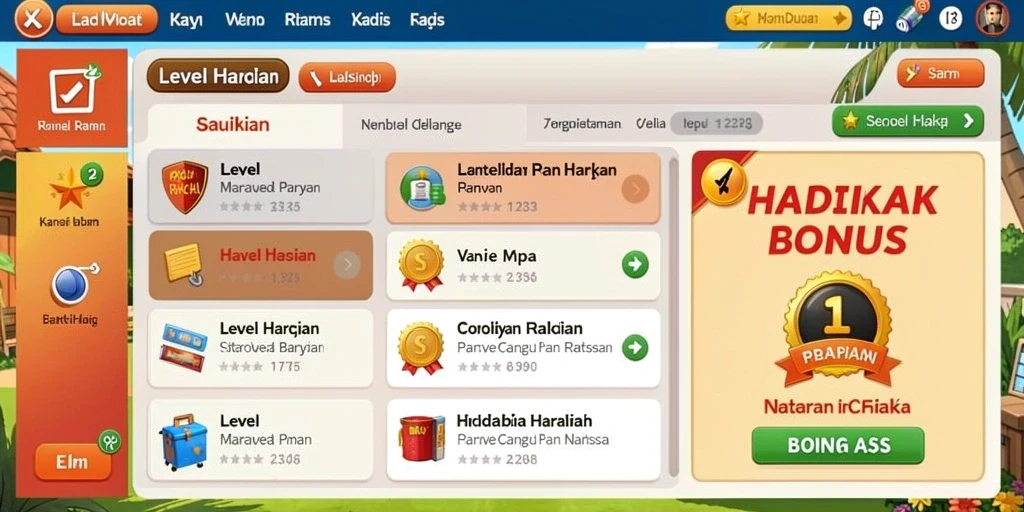 Tampilan antarmuka pengguna yang intuitif.