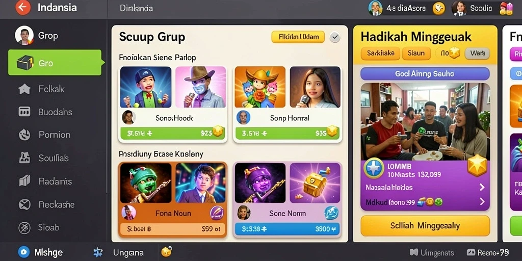 Tampilan menarik dari gameplay GAMERP.
