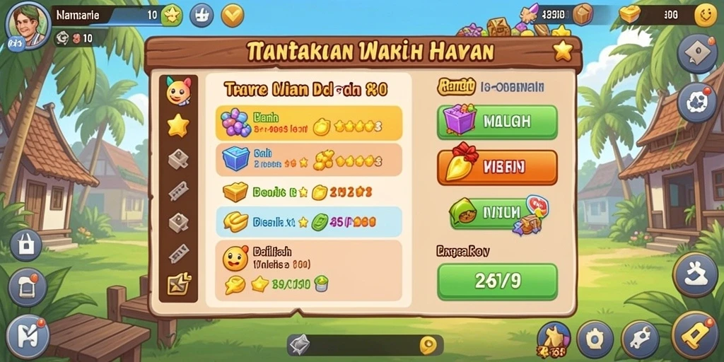 Tampilan antarmuka yang menarik dan user-friendly.