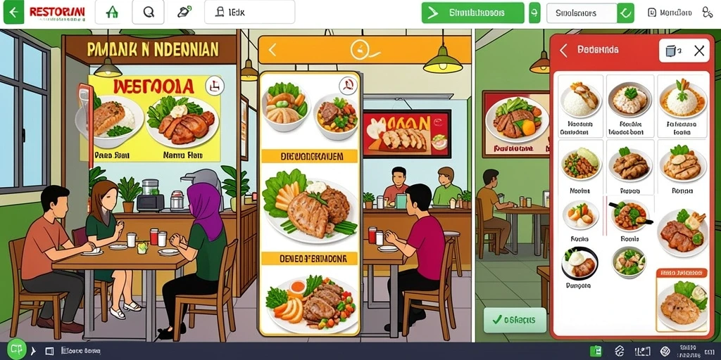 Tangkapan layar menunjukkan antarmuka utama yang menarik.