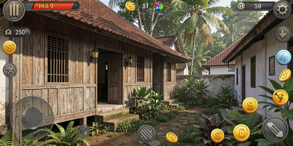 Screenshot menunjukkan variasi permainan yang tersedia di IDN777.