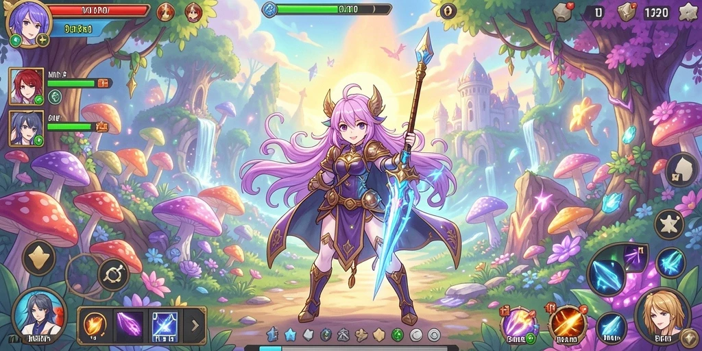 Tangkapan layar menampilkan petualangan dalam game yang seru.