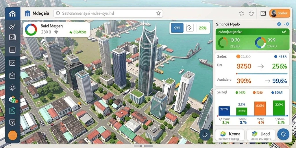 Screenshot menunjukkan grafis menarik ODDIGO.