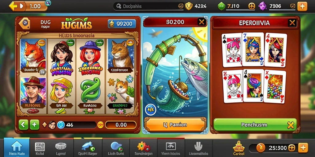 Tampilan awal aplikasi PGBET yang menarik.