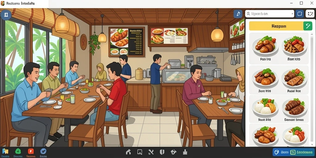 Tampilan antarmuka yang user-friendly.