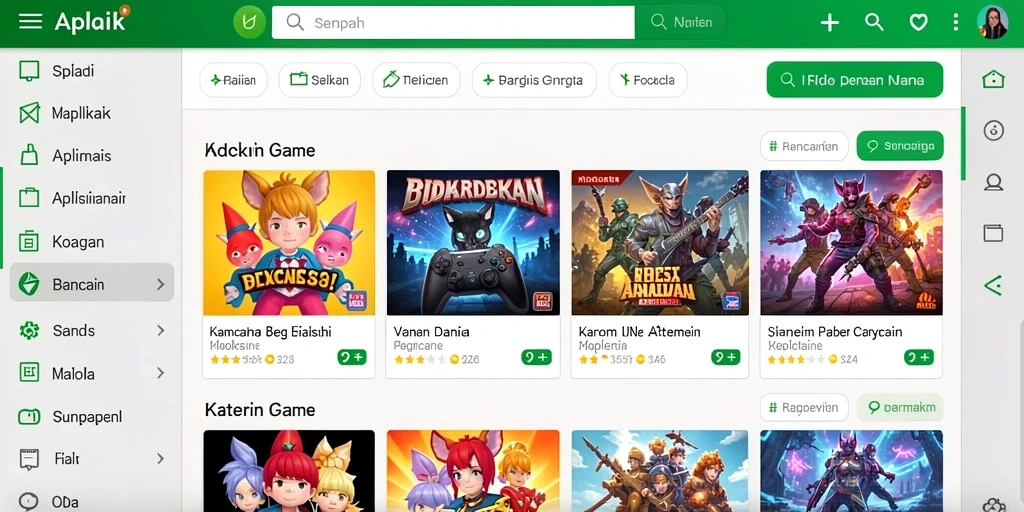 Tampilan utama RINDUSLOT dengan berbagai tema slot.