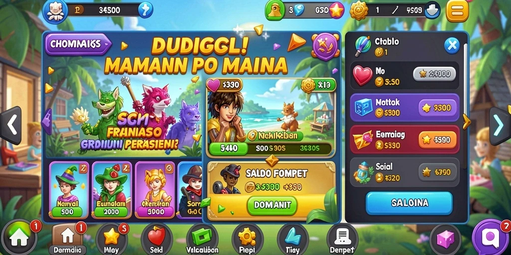 Tampilan antarmuka yang ramah pengguna.