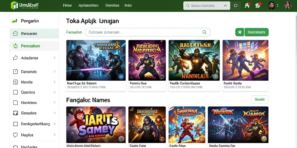 Tampilan antarmuka yang menarik dan user-friendly.