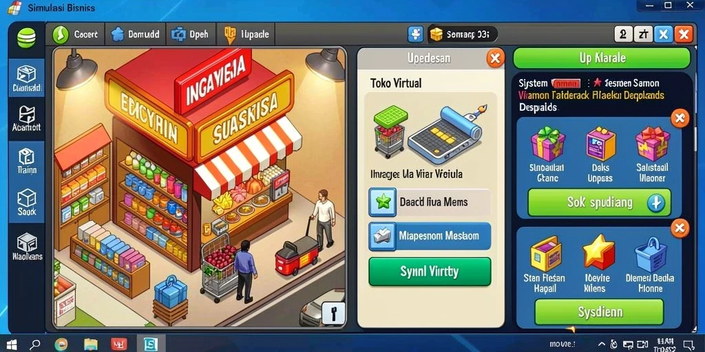 Tampilan antarmuka yang intuitif dan modern.